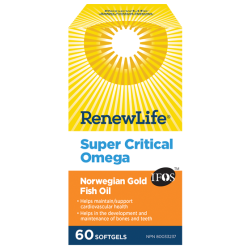 Super Critical Omega Norwegian Gold, Fish Oil and Omega 3’s 60sg
