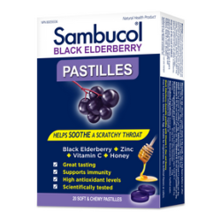 Black Elderberry Pastilles 20ct
