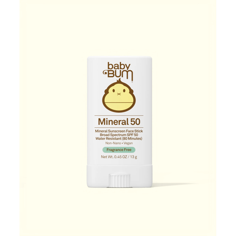 Baby Bum Mineral SPF 50 Sunscreen Face Stick 13g x 6 sticks (Case)