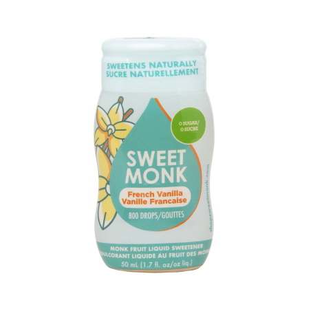 SweetMonk French Vanilla Liquid Monk Fruit 50ml