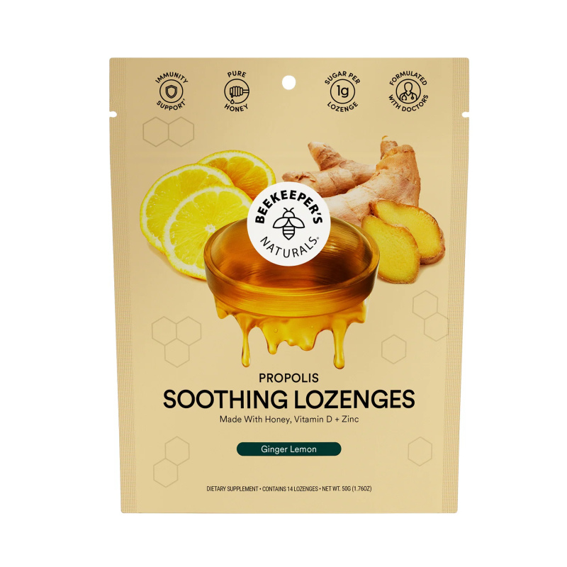 Propolis Ginger Lemon Soothing Lozenges 50g