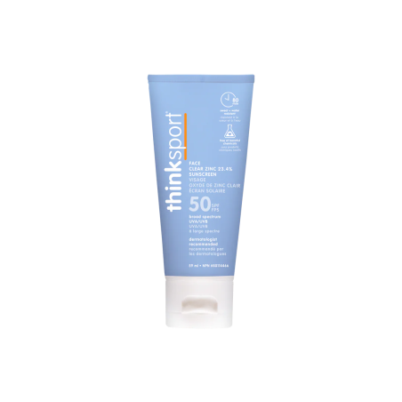 Sport Mineral Based Clear Zinc Face Sunscreen Lotion SPF 50 - 59 ml