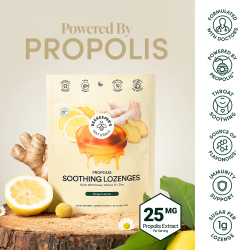 Propolis Ginger Lemon Soothing Lozenges 50g