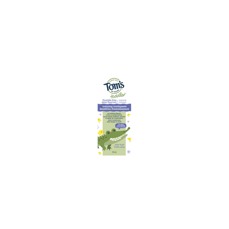 Fluoride-Free Toddler Training Natural Toothpaste, Mild Fruit 38ml