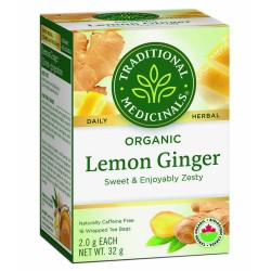 Organic Lemon Ginger Tea 16ct