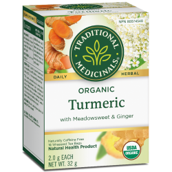 Organic Turmeric with Meadowsweet & Ginger Tea 16bg