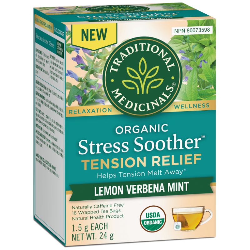 Organic Stress Soother Tension Relief Tea 16bg
