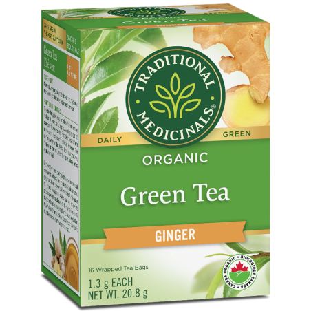 Organic Green Tea Ginger 16bg
