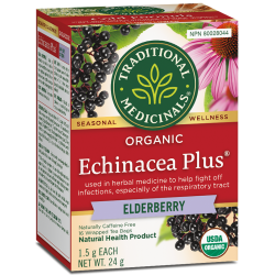 Organic Echinacea Plus Elderberry Tea 16bg