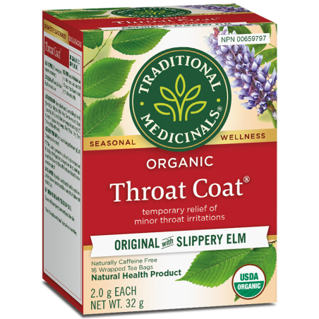 Organic Throat Coat Tea 16bg