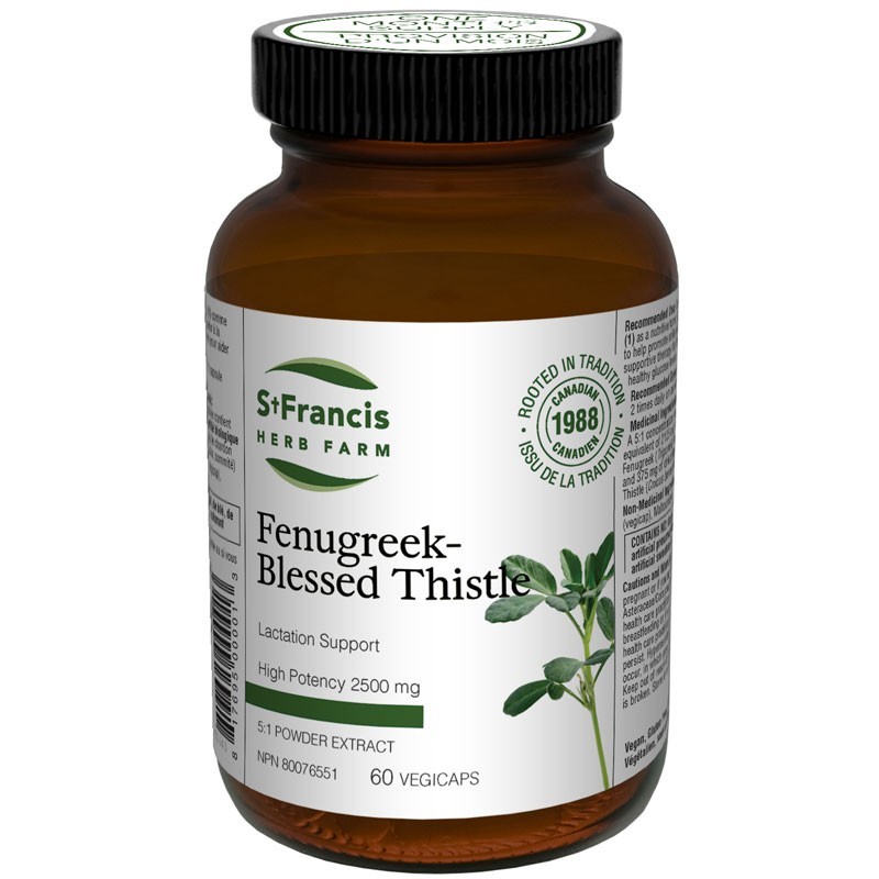Fenugreek-Blessed Thistle Capsules - 60caps