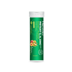 Instant C, D, Zinc Immunity Effervescent - Peach 8 box