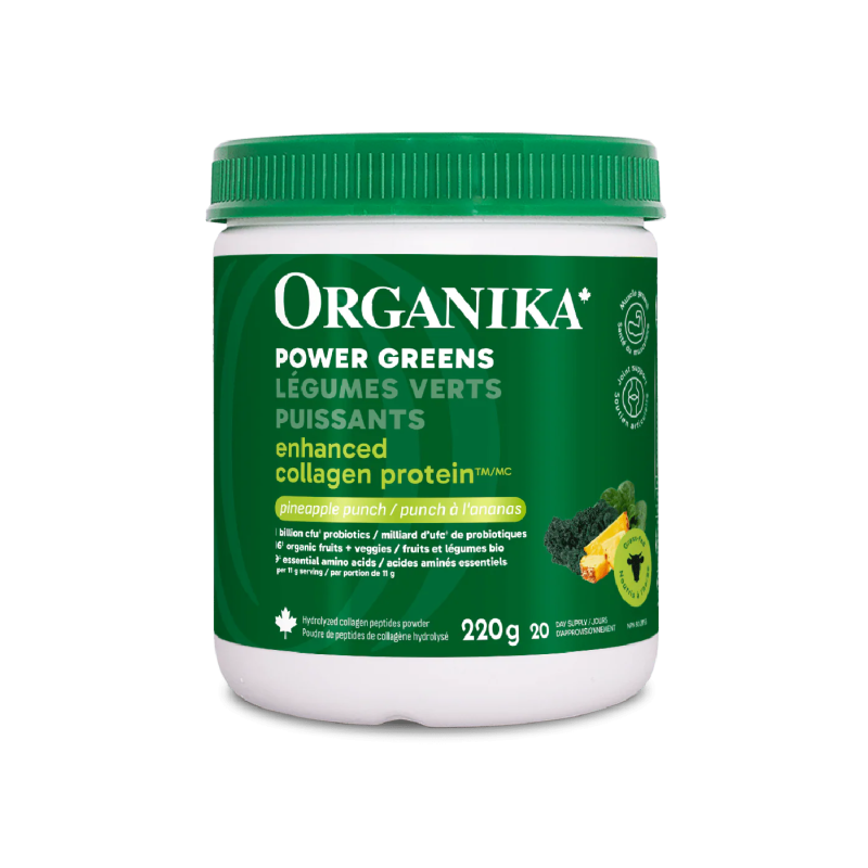 Enhanced Collagen Protein Power Greens with Probiotics 220g