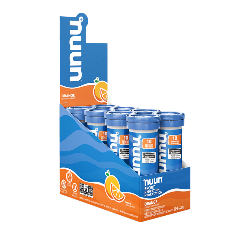 Nuun Sport Orange 8 x 10ct (Case)