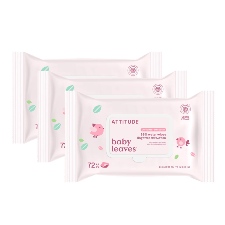 Baby Wipes - 99% Wate Tripack 216ct