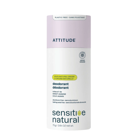 Deodorant - Plastic-free Stick Sensitive Skin Sweet Jasmine 75g