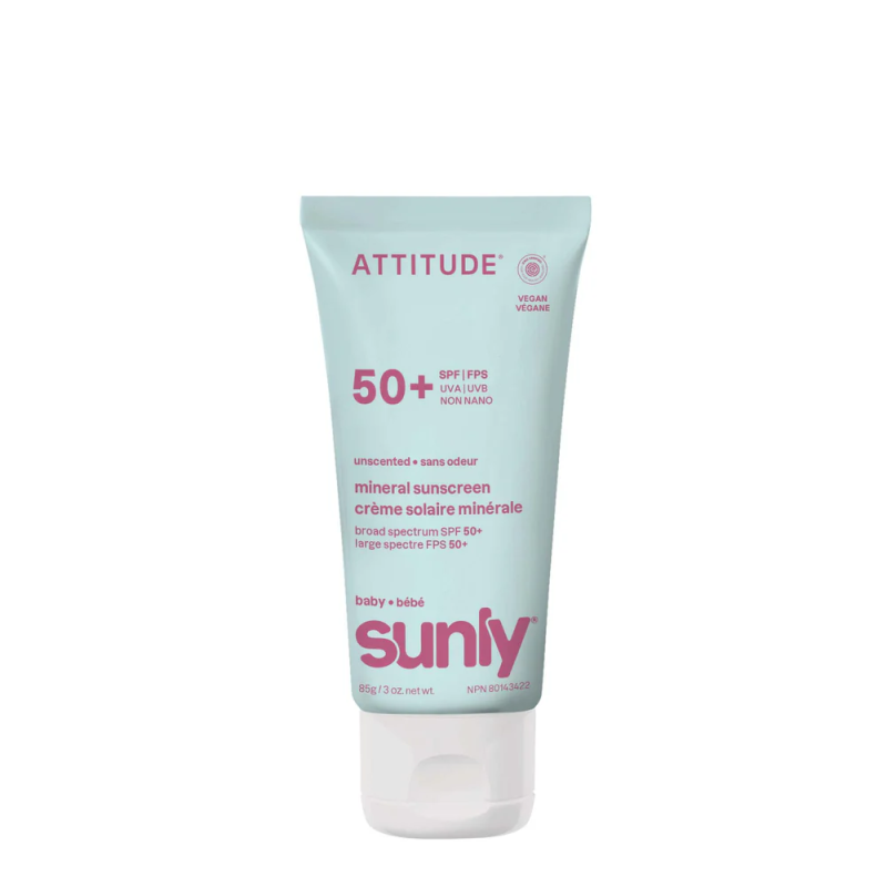 Baby Mineral Sunscreen Unscented SPF 50 - 85g