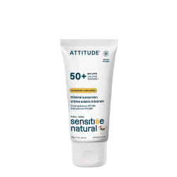 Baby Mineral Sunscreen Unscented SPF 50 Sensitive Skin - 85g
