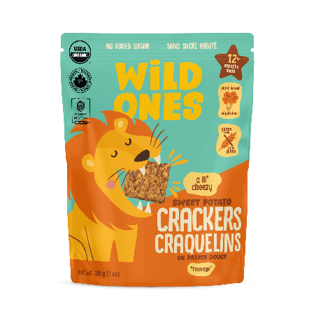 A lil’ Cheezy Sweet Potato Crackers 28g x 9