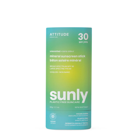Mineral Sunscreen Stick SPF 30 - Unscented 60g