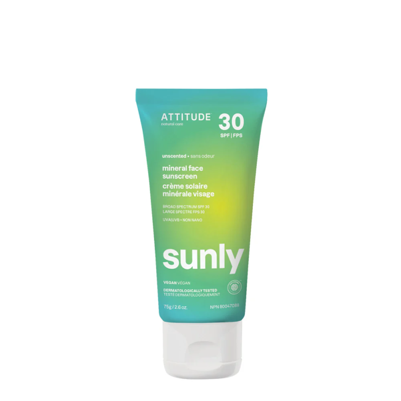 Face Mineral Sunscreen SPF 30 - Unscented 75g