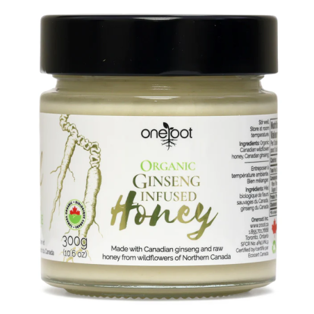 Organic Ginseng Infused Honey 300g