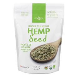 Organic Raw Shelled Hemp Seeds 500g