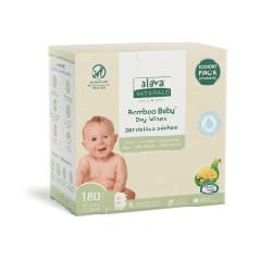 Bamboo Baby Dry Wipes Value Pack 180ct