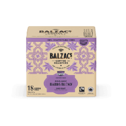 Organic Bards Blend Coffee Pods 18ct x 6