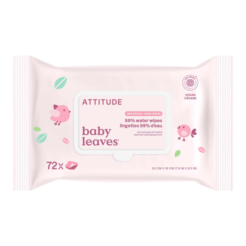 Baby Wipes - 99% Water - Unscented 72ct