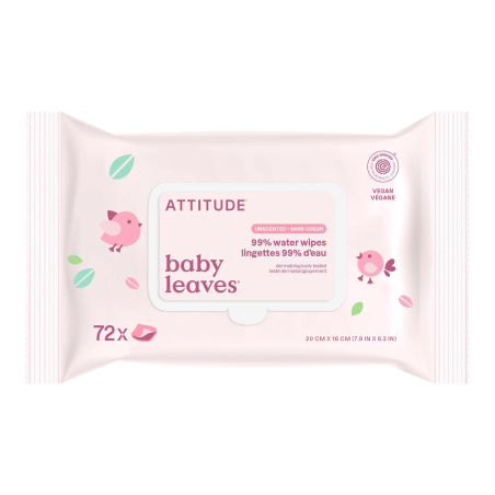 Baby Wipes - 99% Water - Unscented 72ct