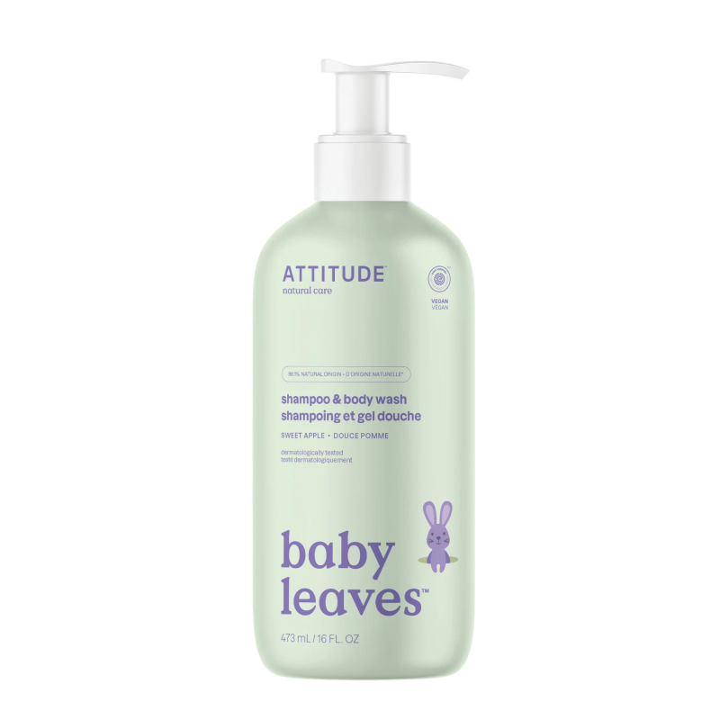2 in 1 Baby Shampoo & Body Wash - Sweet Apple 473ml