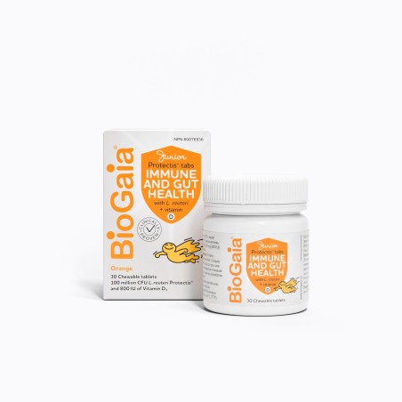 BioGaia Junior Immune & Gut Health Tablets with Vitamin D