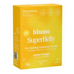 SuperBelly Lemon Ginger 7pk