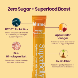 SuperBelly Mango Passion Fruit 7pk