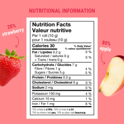 Apple-Strawberry Rolls 5 x 100g