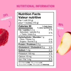 Apple-Raspberry Rolls 5 x 100g