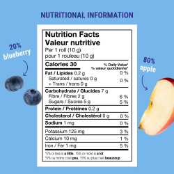 Apple-Blueberry Rolls 5 x 100g