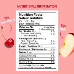 Apple-Sour Cheery Rolls 5 x 100g