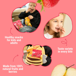 Fruit Snack Apple-Strawberry 12 x 40g