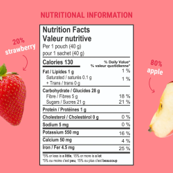Fruit Snack Apple-Strawberry 12 x 40g