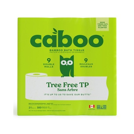 2ply Bamboo Bathroom Tissue 6 x 9pk (Case)