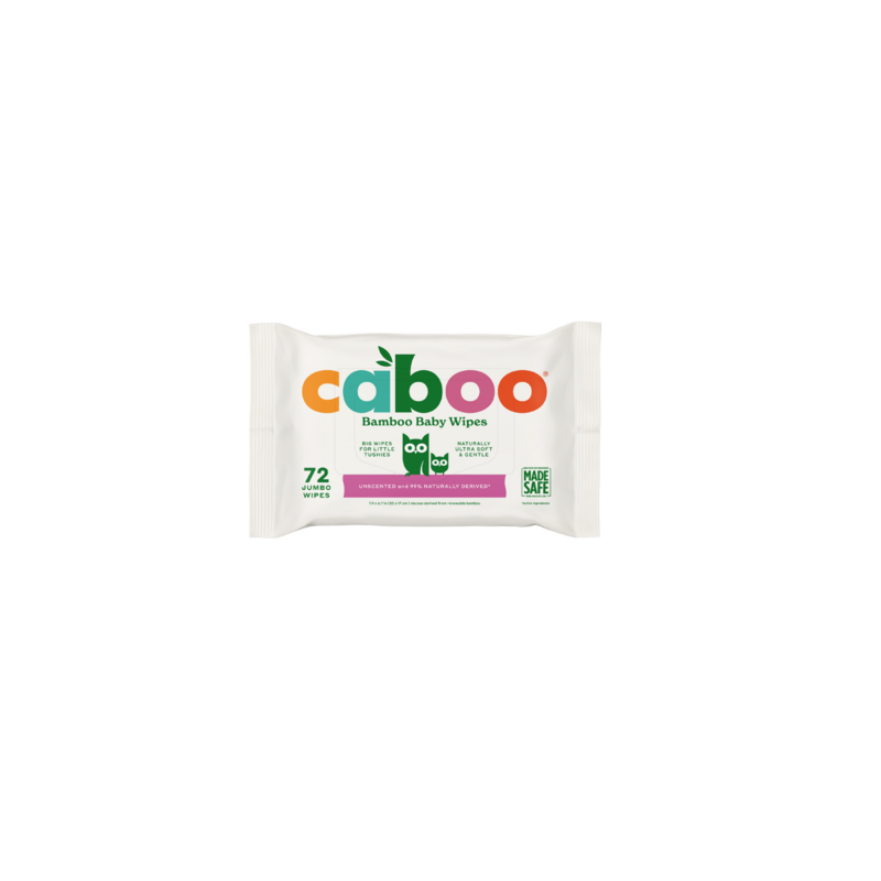 Bamboo baby wipes 12 x 72ct (Case)