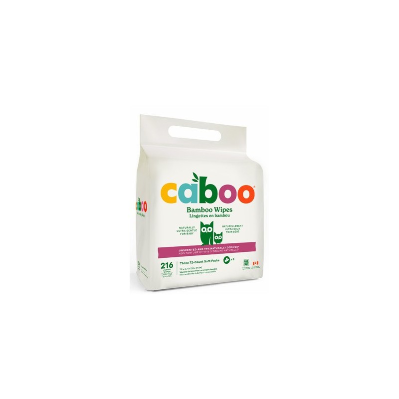 Bamboo baby wipes 6 x 216ct (Case)