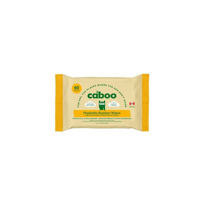 Bamboo Flushale Wipes 12x 60ct (Case)