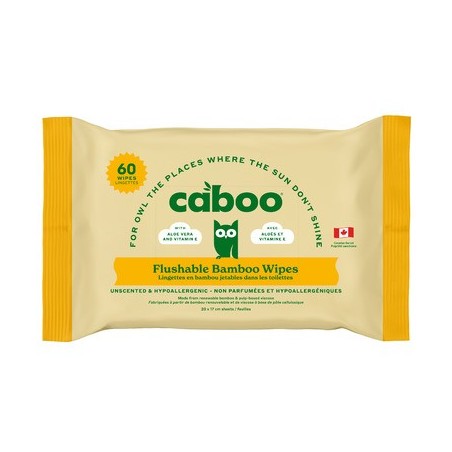 Bamboo Flushale Wipes 12x 60ct (Case)